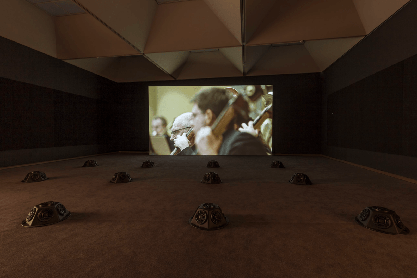 Installation view, Muted Situation #22: Muted Tchaikovsky&#039;s 5th in 21st Biennale of Sydney at the Art Gallery of New South Wales, 2018., &nbsp;
