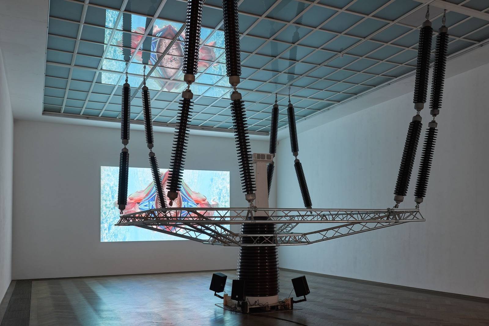 Installation view,&nbsp;Ultranackt, Kunsthalle Basel, Basel, 2018