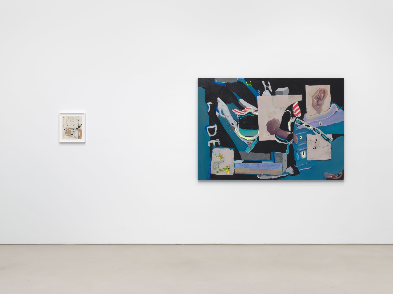 Installation view, Stefanie Heinze,&nbsp;MORTAR (the cute ones shouldn&rsquo;t go unnoticed),&nbsp;Petzel, 2024