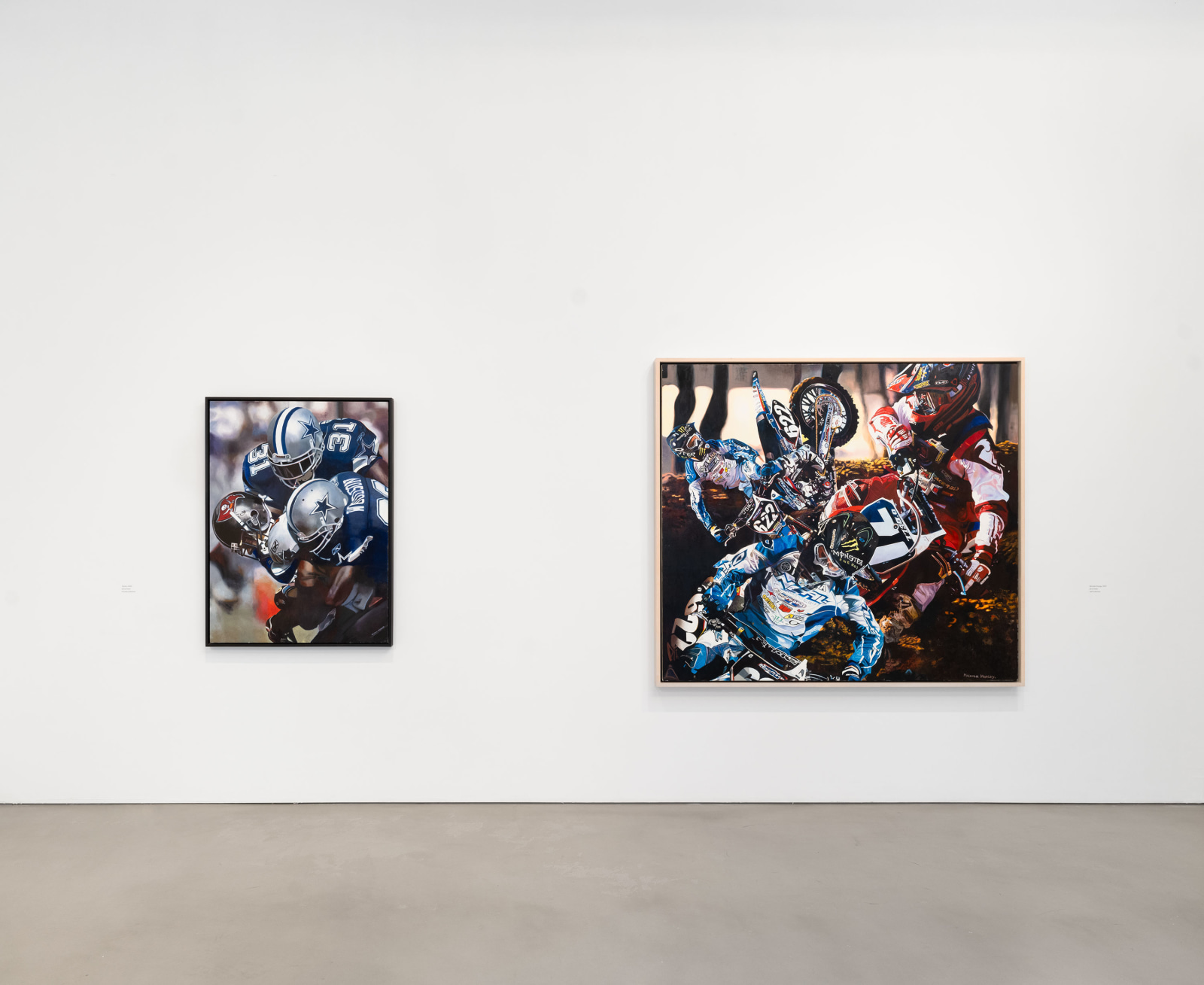 Installation view, Malcolm Morley, Painting as Model,&nbsp;Petzel, 2024