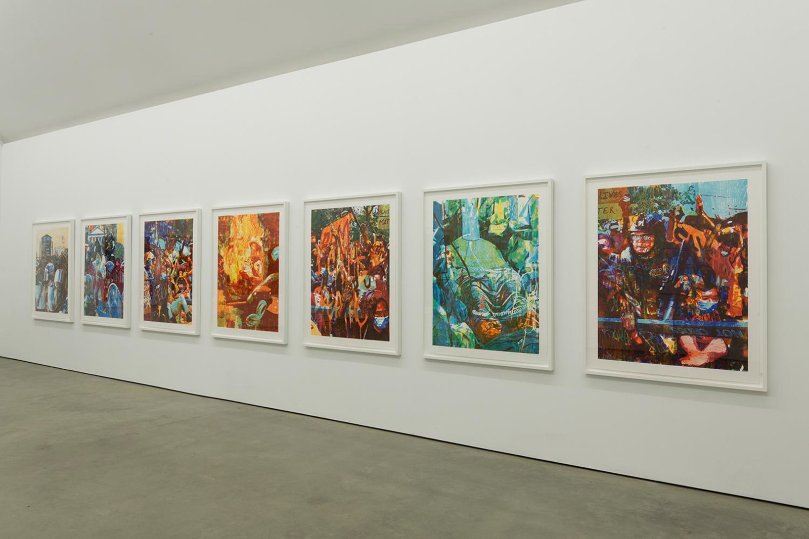 Installation view, Zorawar Sidhu and Rob Swainston, Doomscrolling, Hall Art Foundation, Vermont, 2024