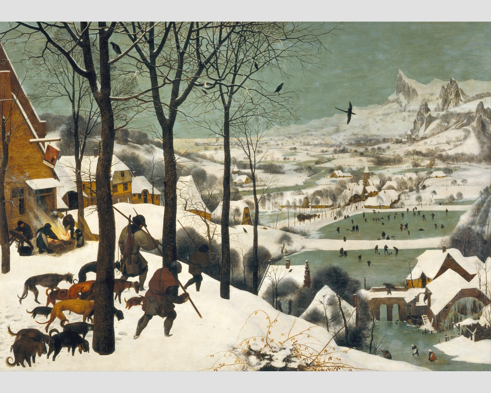 Pieter Bruegel the Elder, The Hunters in the Snow, 1565