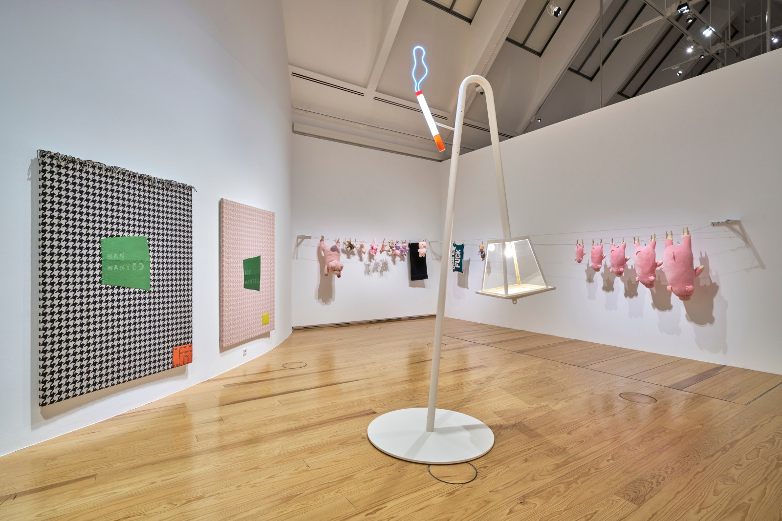 Cosima von Bonin: Feelings. Installation view, 2014. Schirn Kunsthalle Frankfurt. Photo: Norbert Miguletz.