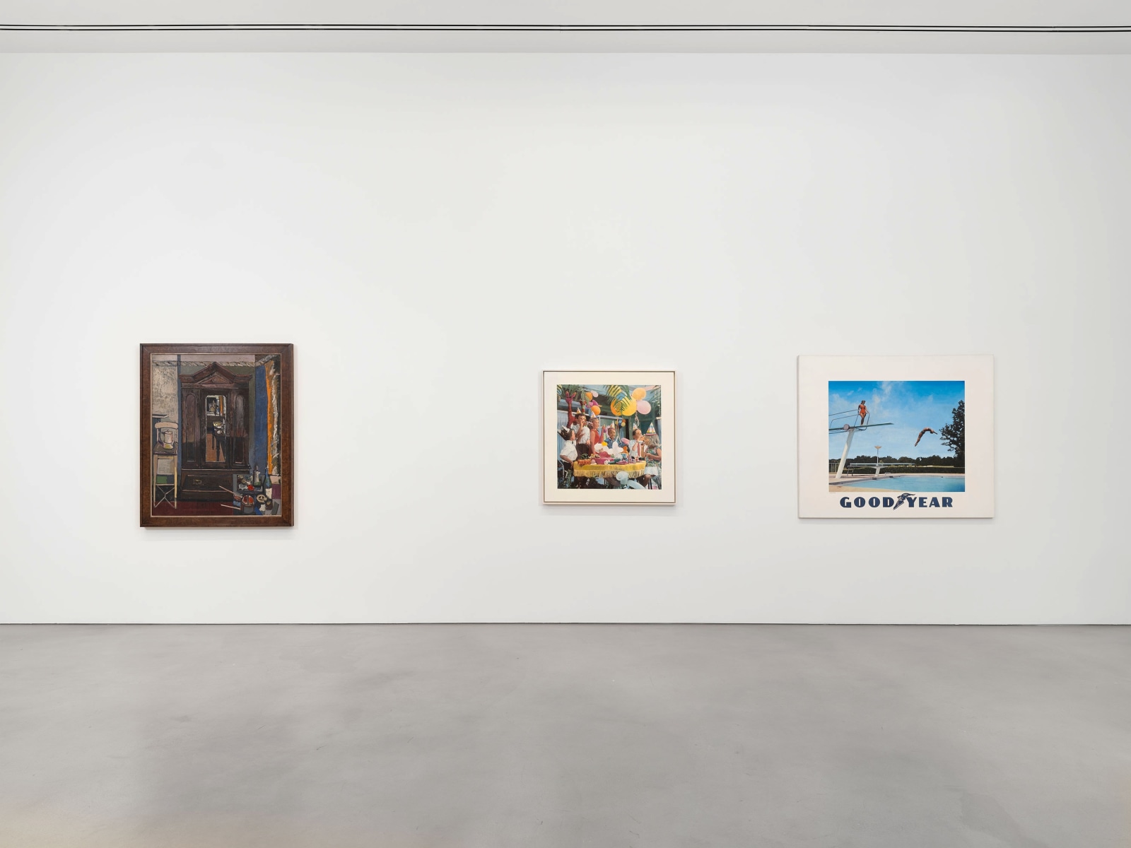 Installation view, Malcolm Morley, Painting as Model,&nbsp;Petzel, 2024