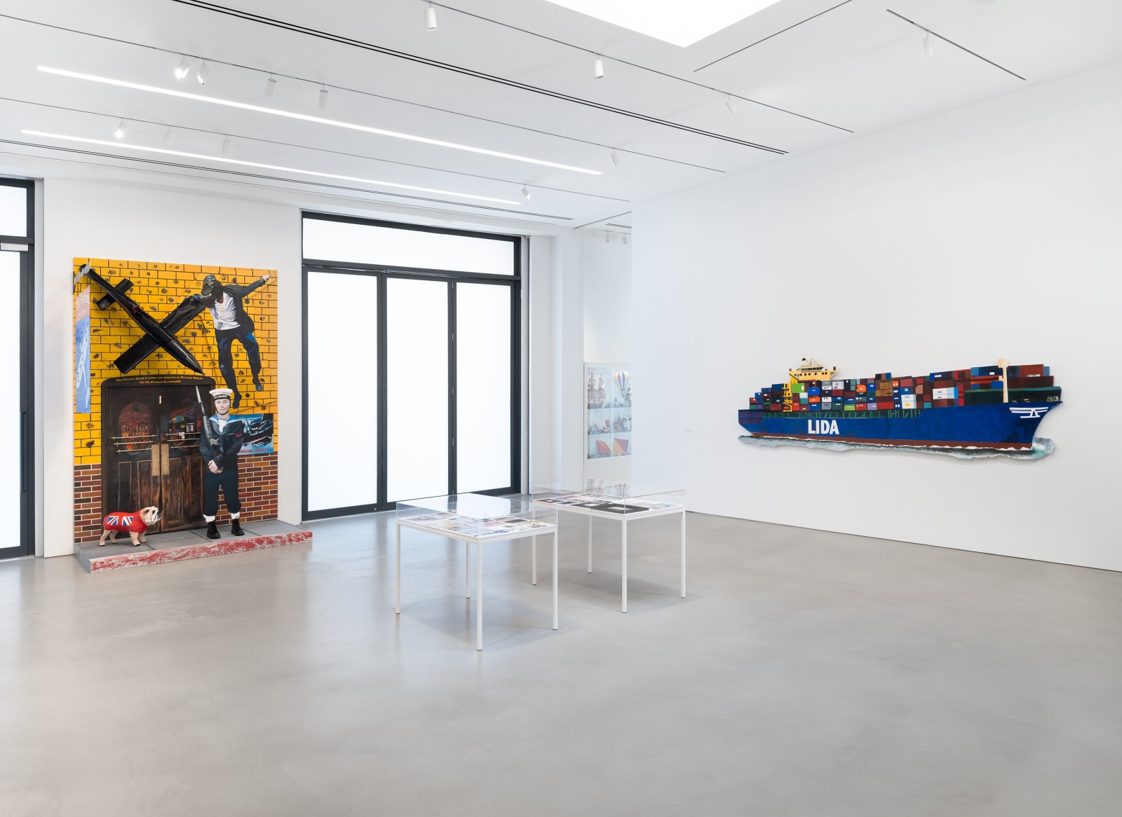 Installation view, Malcolm Morley, Painting as Model,&nbsp;Petzel, 2024