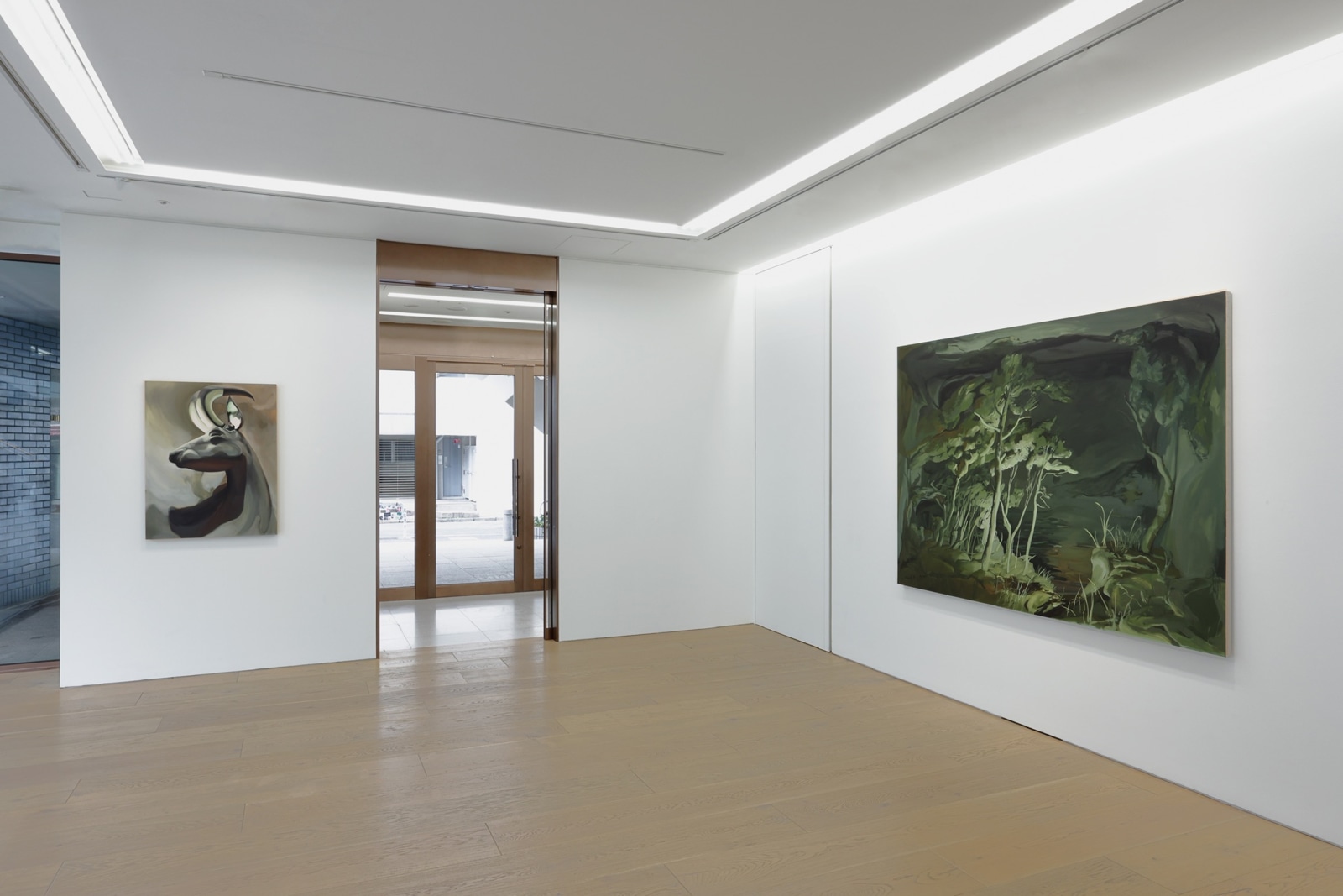 Installation view, Emma Webster, The Dolmens, Perrotin, Tokyo, 2023