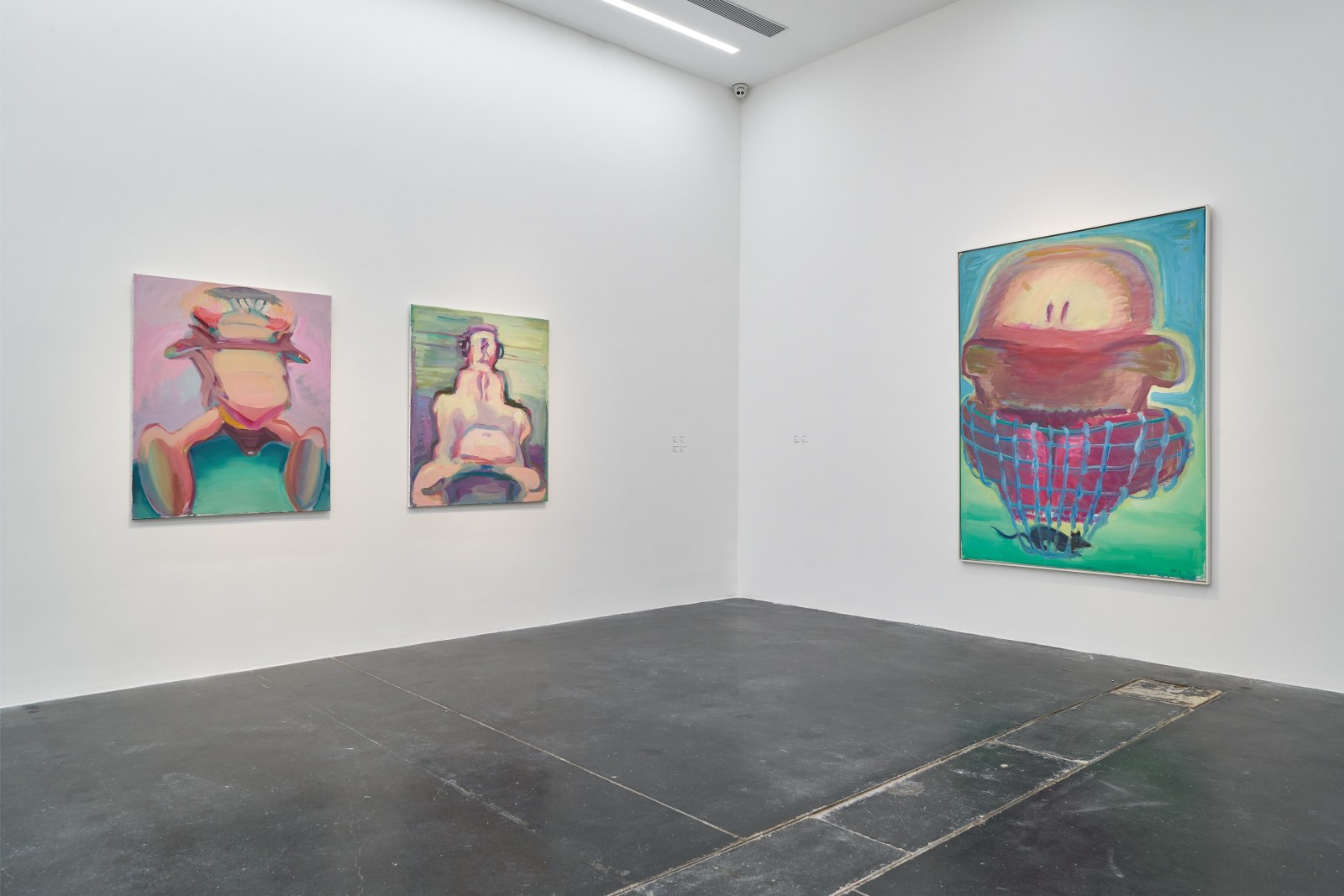 Maria Lassnig: Happy Martian. Installation view, 2022. UCCA, Beijing. Photo: Sun Shi.