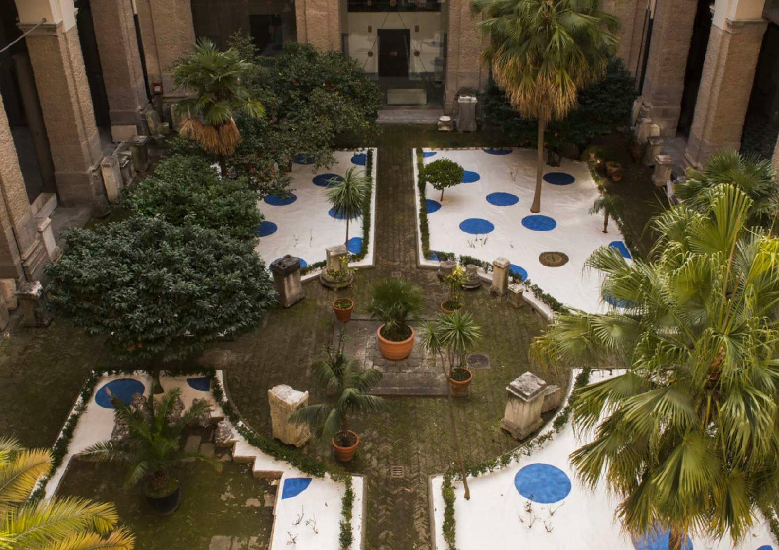 Installation view, Isabella Ducrot, Effimero, Museo Archeologico Nazionale di Napoli, Naples, 2015