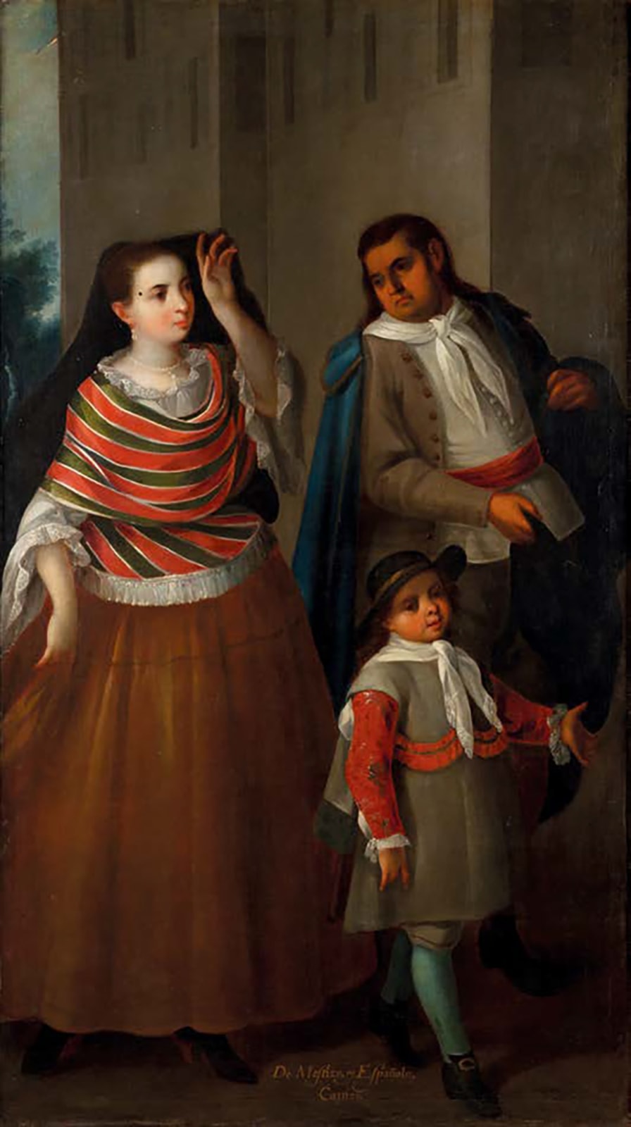 José de Ibarra, De Mestizo, y Española, Castiza, c. 1725