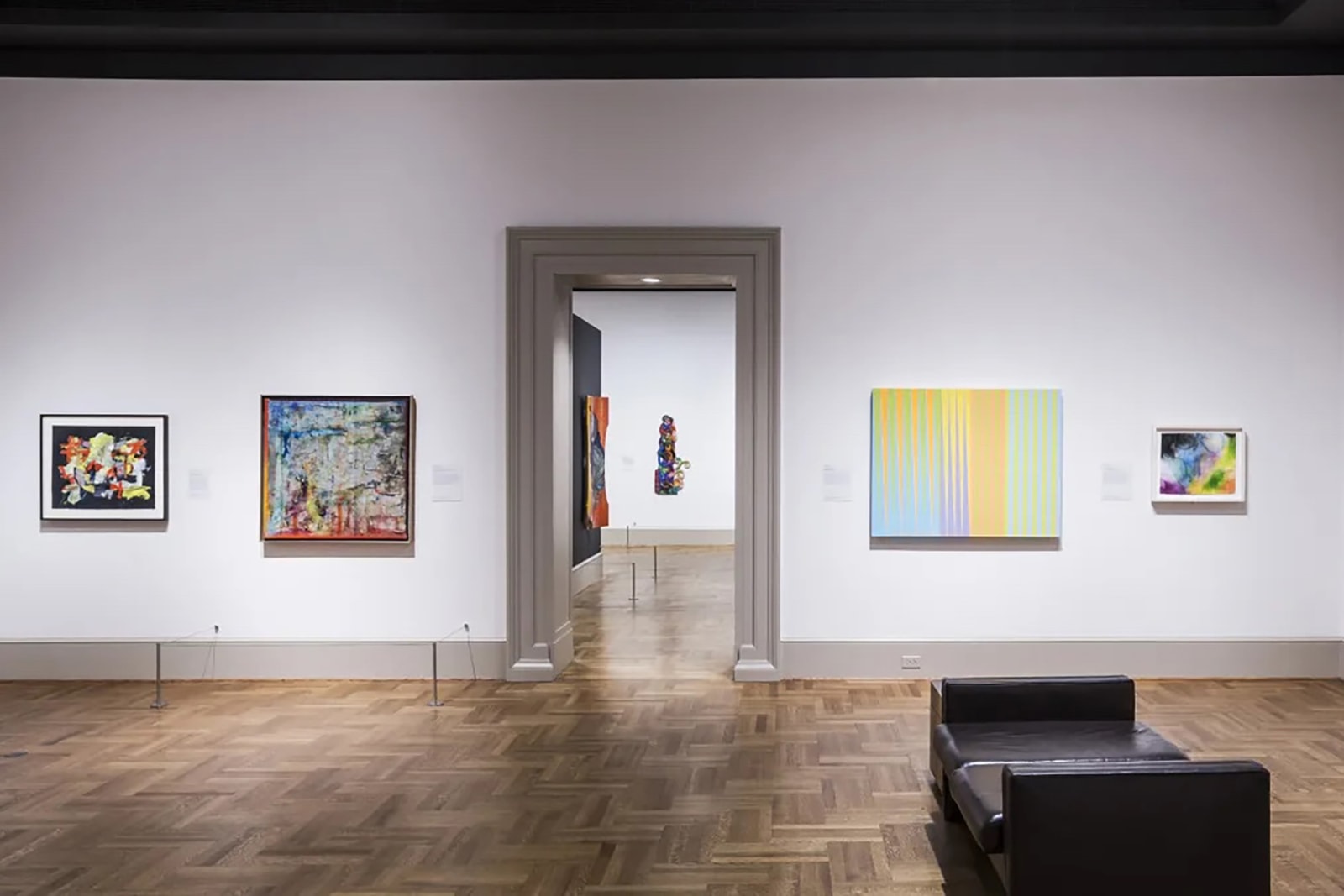 Installation view, The Shape of Abstraction: Selections from the Ollie Collection, Saint Louis Art Museum, 2019-2020