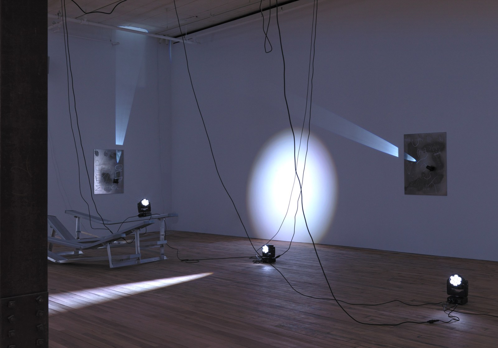 Installation view, Nikita Gale, END OF SUBJECT, 52 Walker, New York, 2022