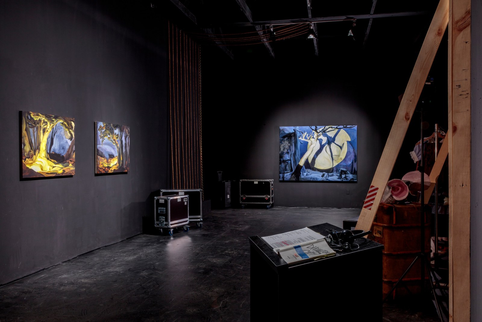 Installation view, Emma Webster, Intermission, Jeffrey Deitch, Los Angeles, 2023