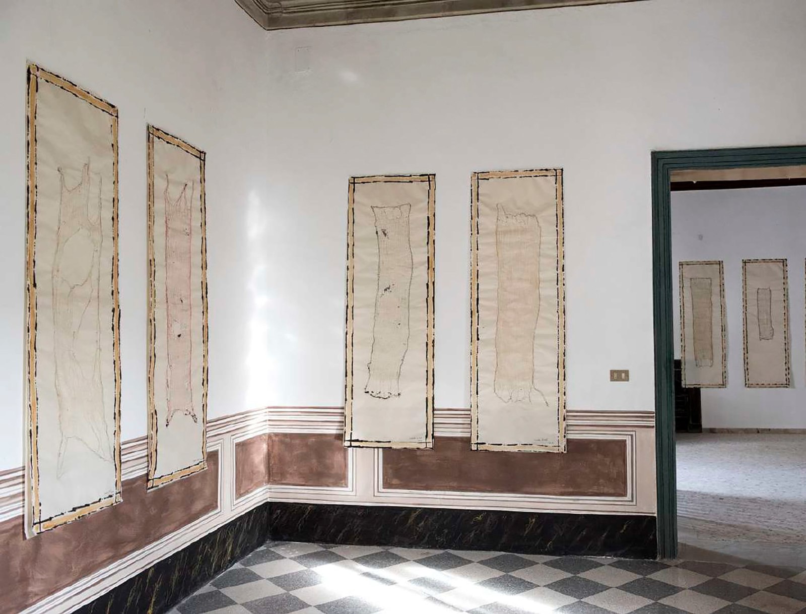 Installation view, Isabella Ducrot,&nbsp;In Tibet, Spazio Parlato, Palermo, 2018