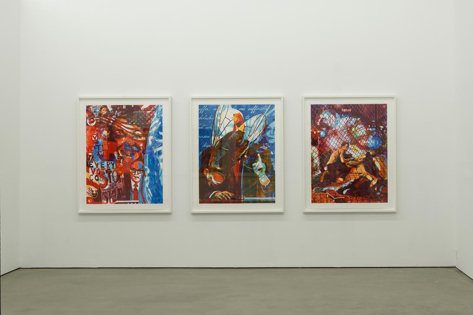 Installation view, Zorawar Sidhu and Rob Swainston, Doomscrolling, Hall Art Foundation, Vermont, 2024