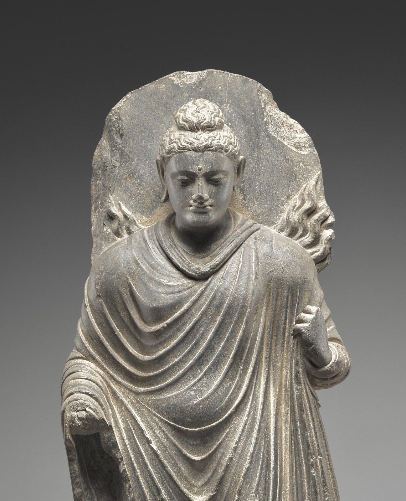 Buddha Performing the Twin Miracle (Yamakapratiharya)