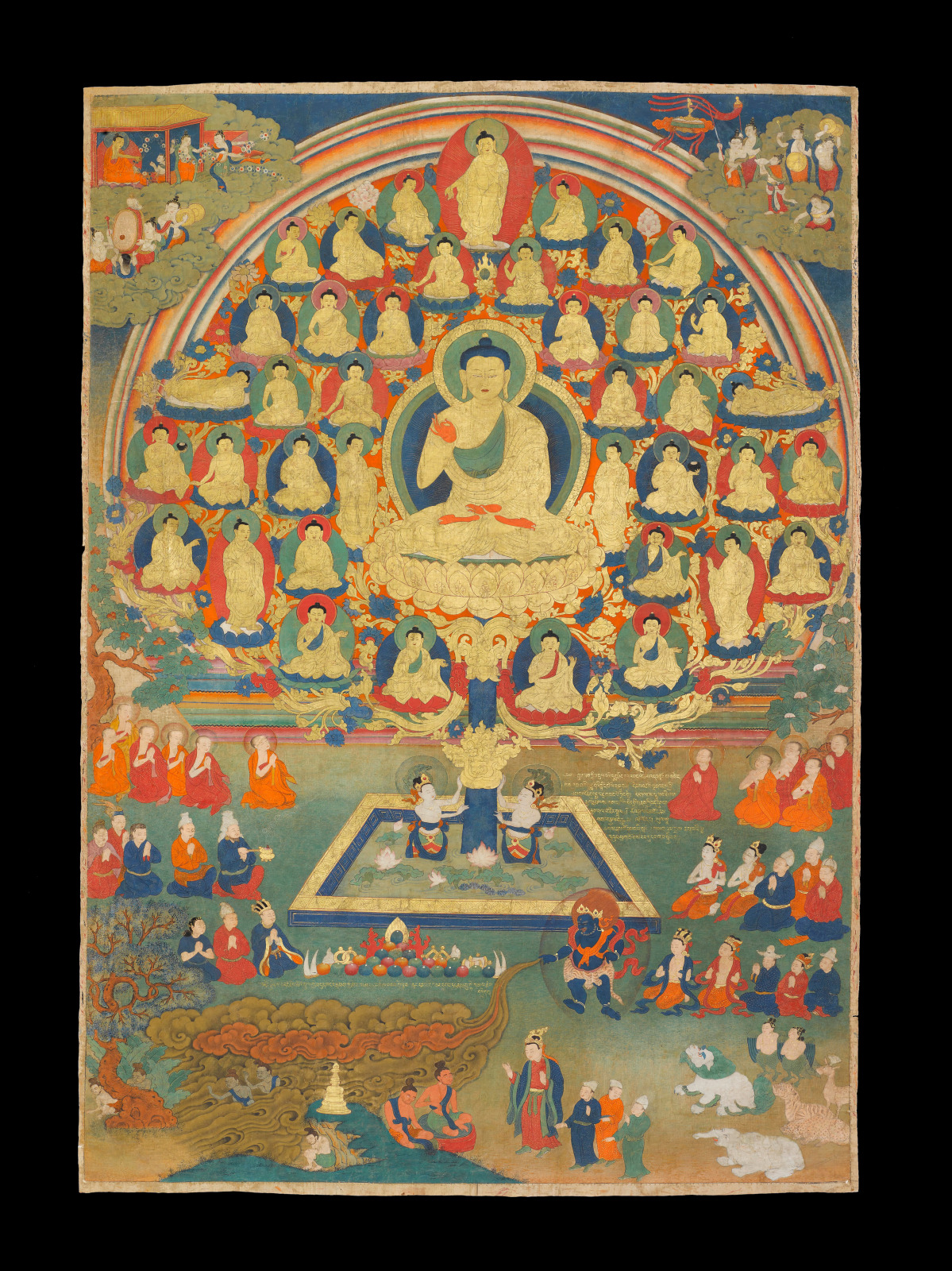 The Miracle at Shravasti - Tibet - Artworks-Items - Carlton Rochell
