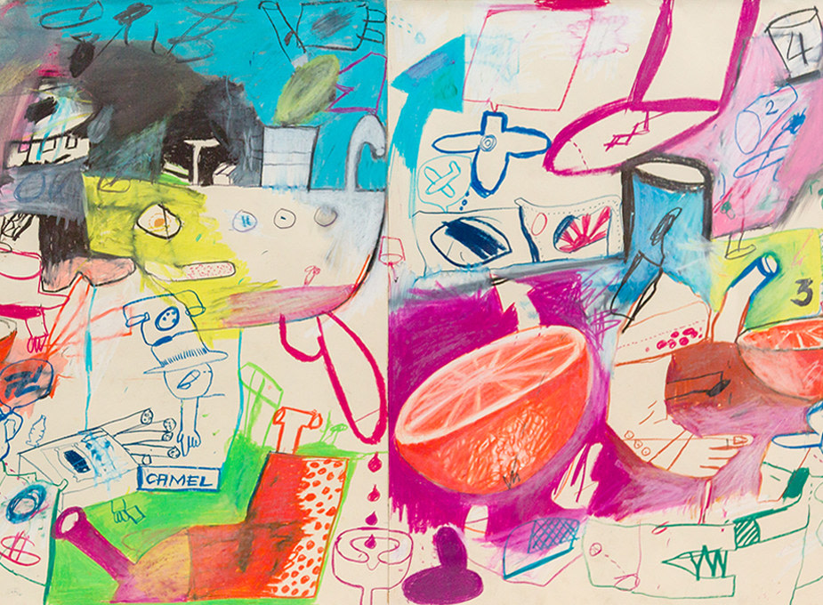 Untitled work on paper by Peter Saul from 1961