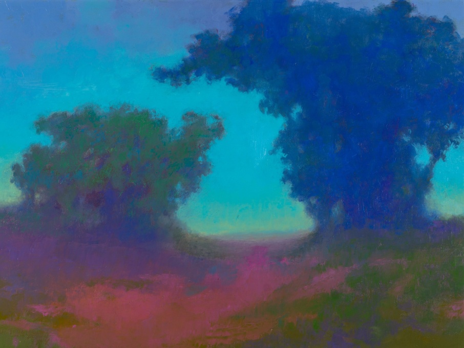 Painting by Richard Mayhew titled Mood Indigo from circa 1995