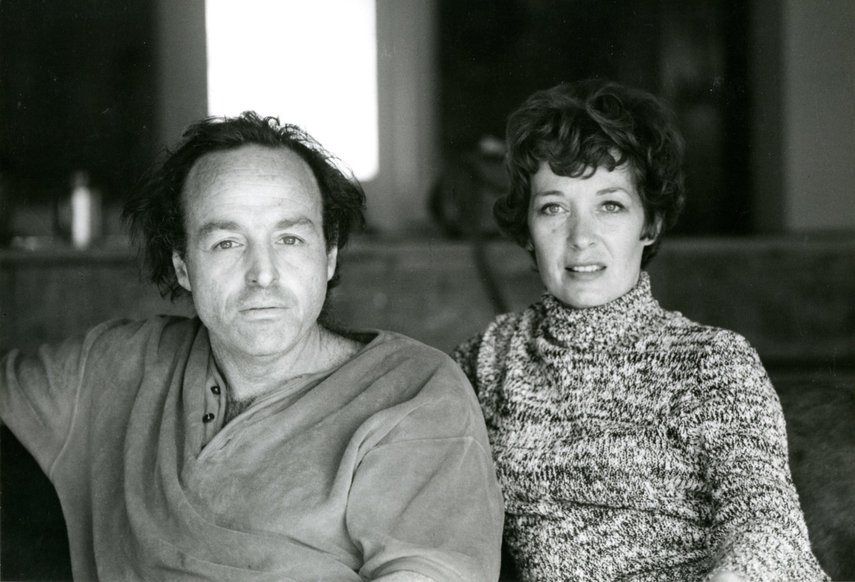 1969&nbsp; With wife Sylvia Stone, Ulster County home, photo by Andr&eacute; Emmerich