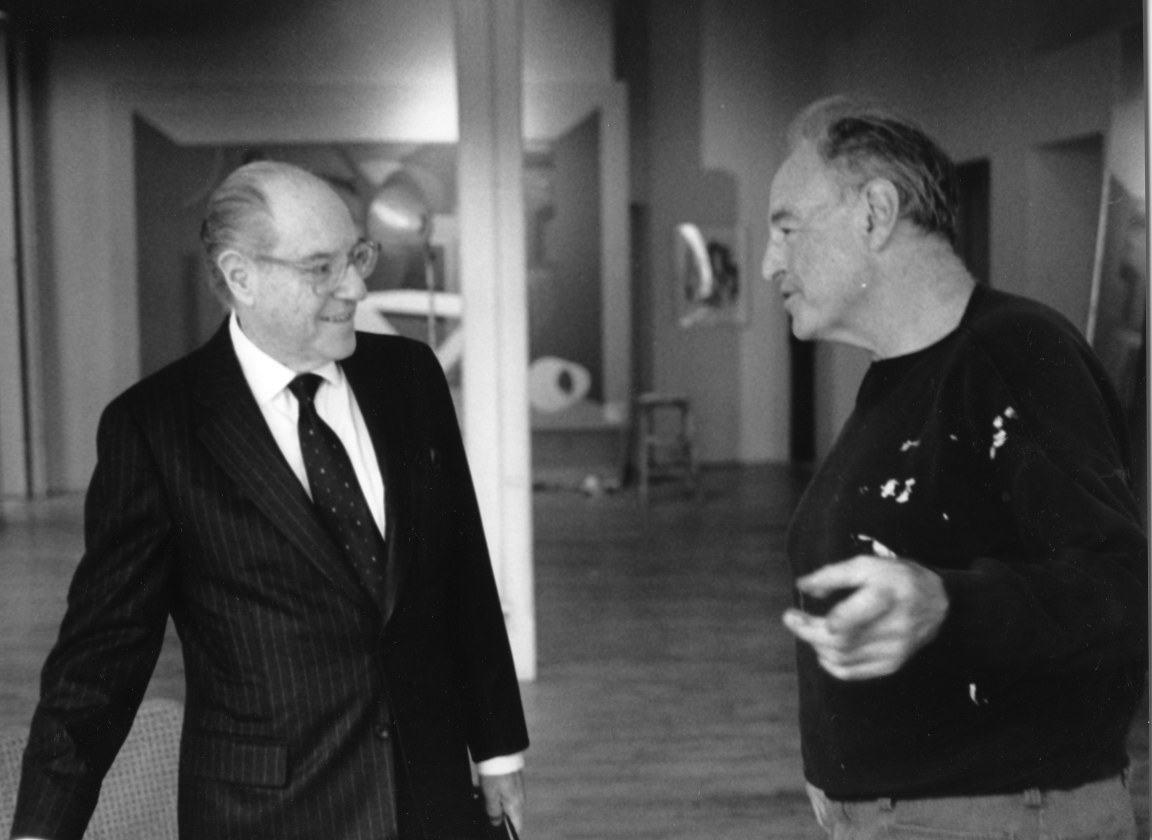 1991&nbsp; With Andr&eacute; Emmerich at West Broadway studio