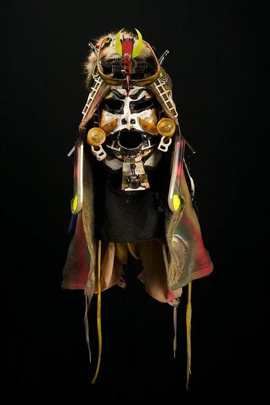 mask resembling that of Japanese culture