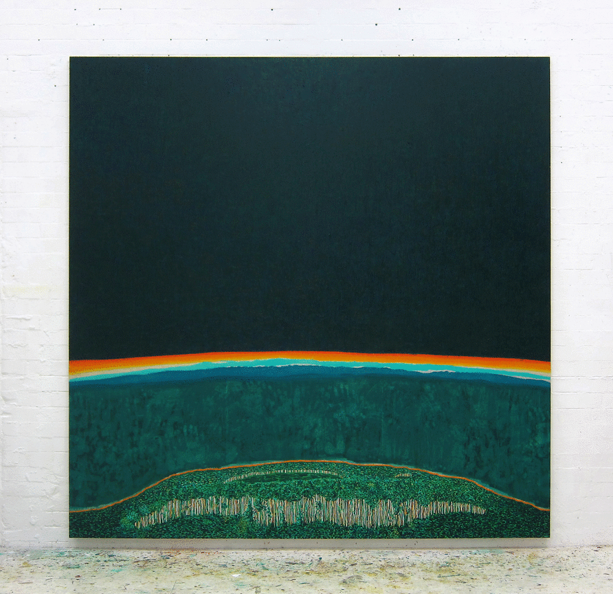 , WILLIAM MONK&nbsp;Hands,&nbsp;2014&nbsp;Oil on canvas&nbsp;94 7/16 x 94 7/16 in. (240 x 240 cm)