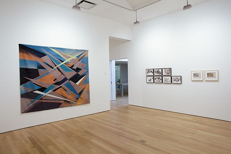 installation view of artworks