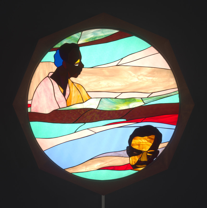 image of stained glass work by Christopher Myers