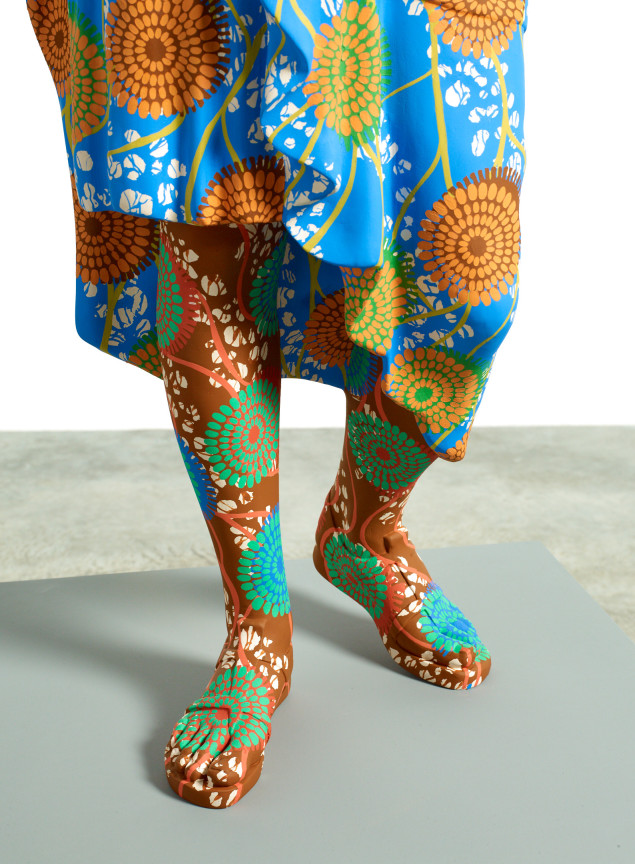 Detail of YINKA SHONIBARE, CBE's Diane of Gabii, 2019