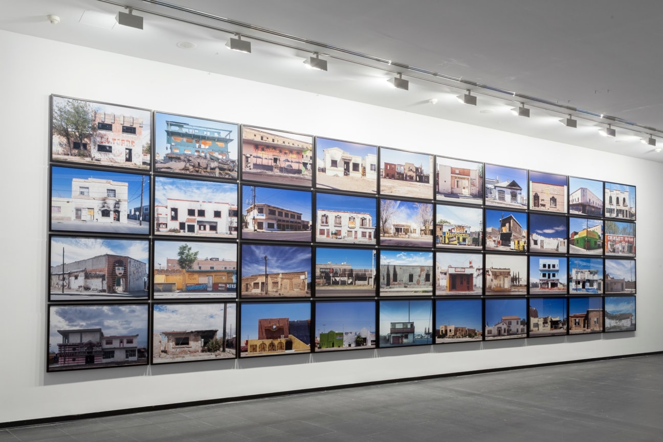 installation view of teresa margolles' Esta finca no ser&aacute; demolida, 2011-2014