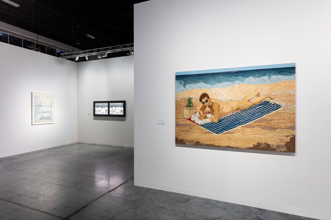 Installation view, James Cohan at Art Basel Miami Beach, Booth G20, Miami, FL, November 29 - December 3, 2022