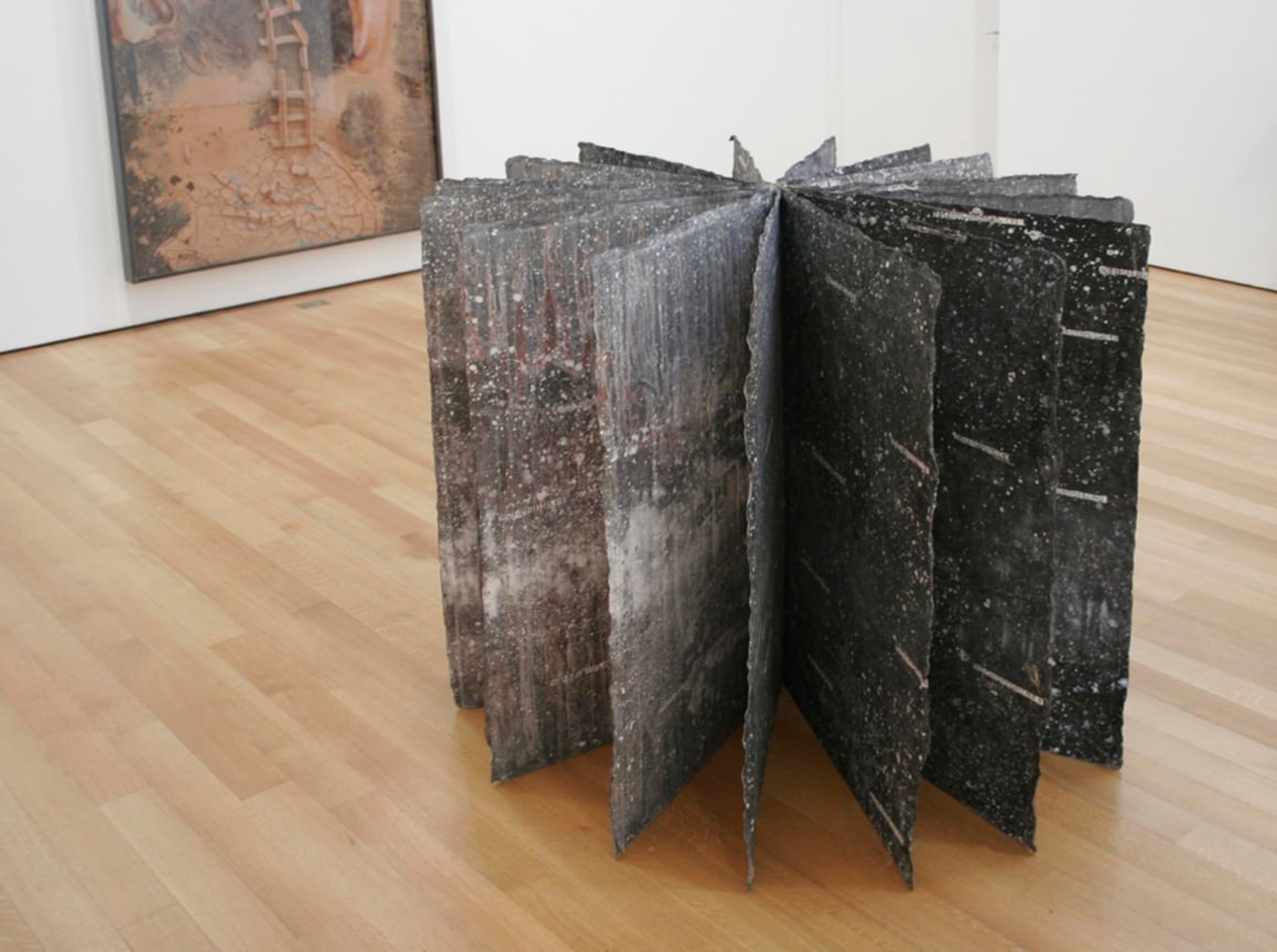 , ANSELM KIEFER&nbsp;Untitled [Secret Life of Plants],&nbsp;2004&nbsp;Mixed media on lead&nbsp;39 1/2 x 53 1/2 x 53 1/2 in. (100.33 x 135.89 x 135.89 cm)