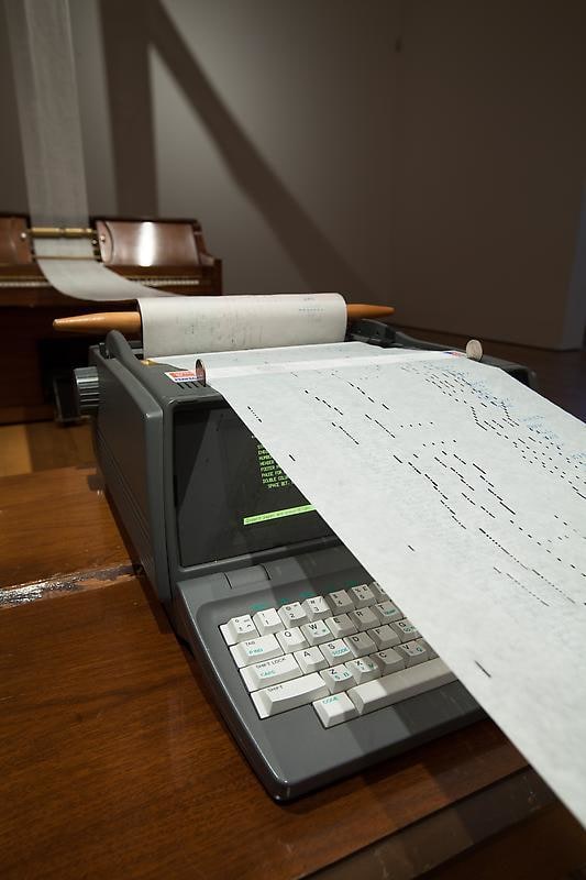 Installation image of a large art piece