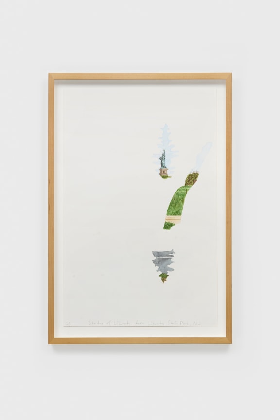 SPENCER FINCH, Statue of Liberty from Liberty State Park, NJ, 2025