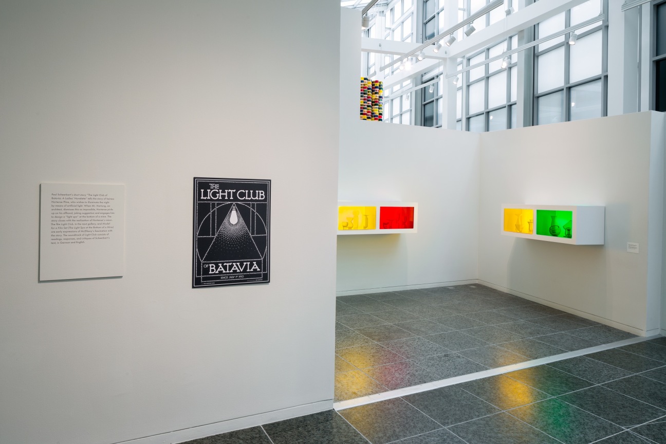 Installation view: Josiah McElheny, Towards a Light Club, Wexner Center for the Arts, Columbus, OH, January 27 - April 7, 2013