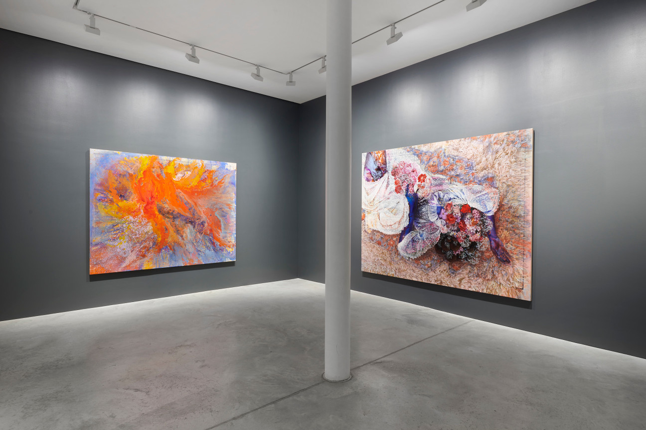 Installation view, Firelei B&aacute;ez,&nbsp;Americananana, James Cohan, 48 Walker Street,&nbsp;October 27 - December 21, 2022