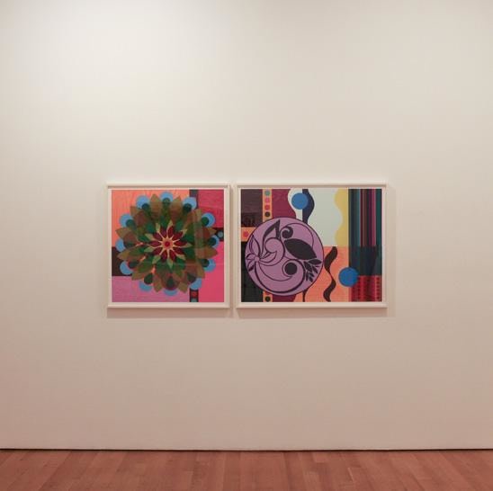 installation view of one artwork