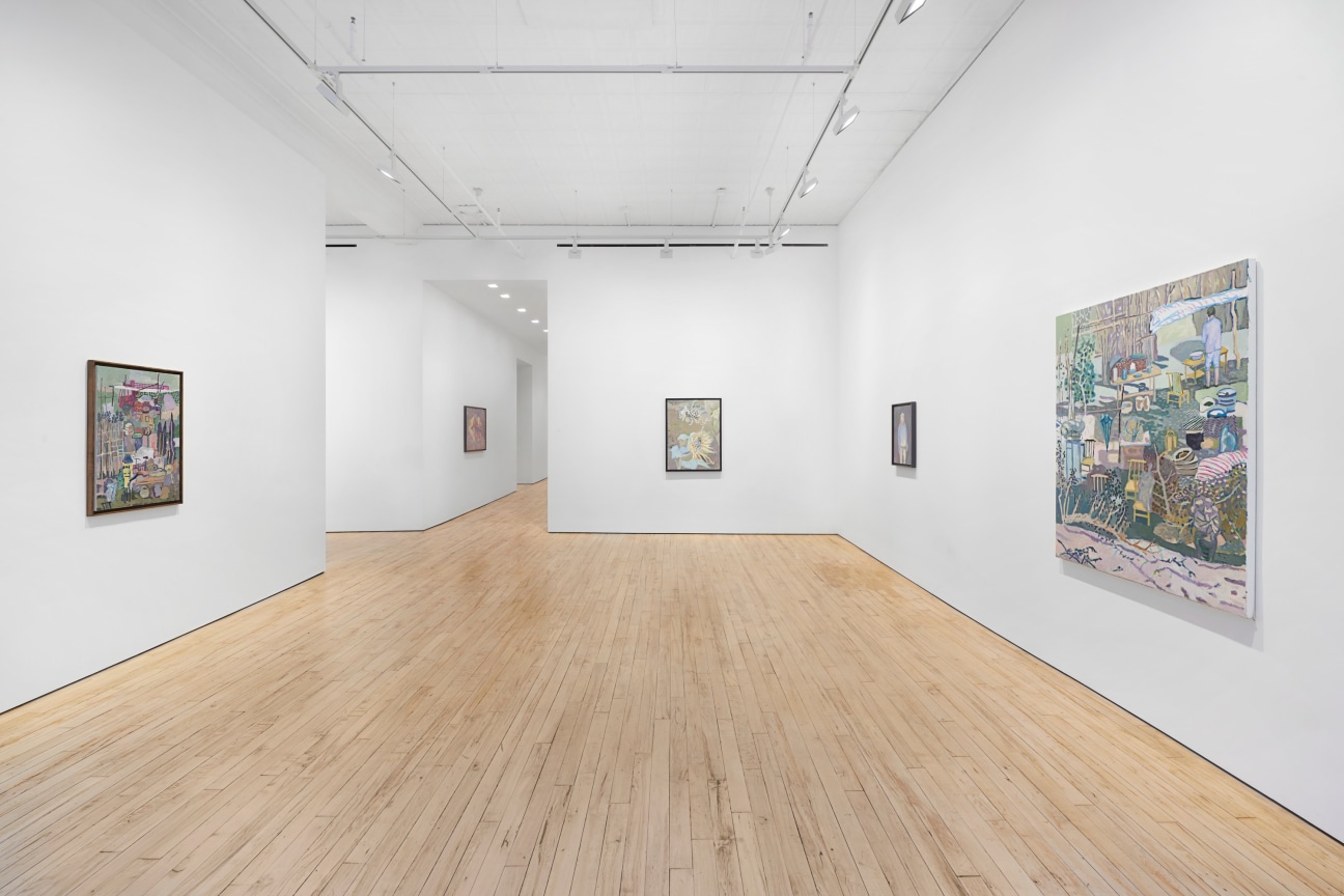 Installation view, Yun-Fei Ji, The Sunflower Turned Its Back, James Cohan, 52 Walker Street, November 17, 2022 - January 7, 2023