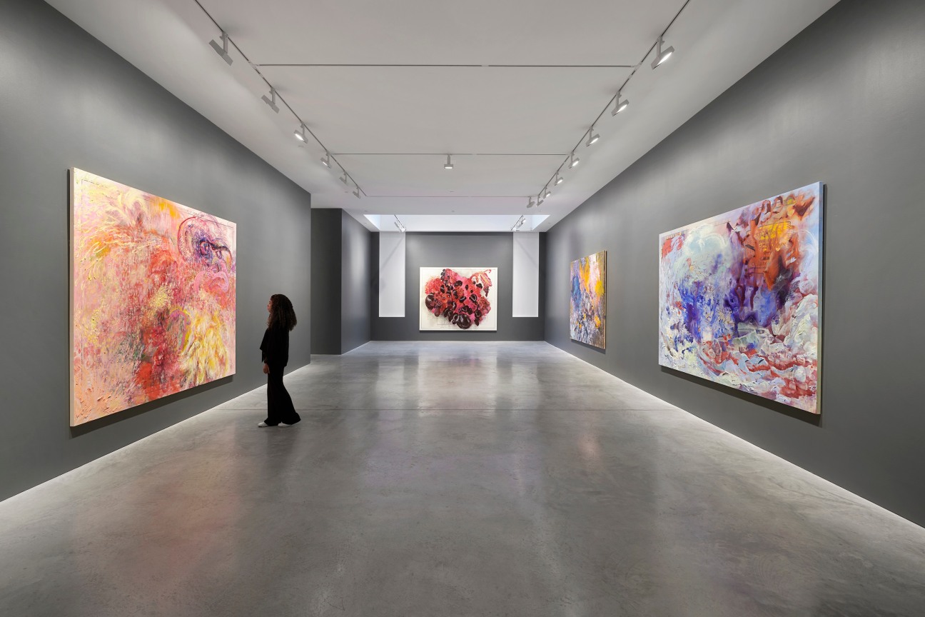 Installation view, Firelei Baez,&nbsp;Americananana, James Cohan, 48 Walker Street,&nbsp;October 27 - December 21, 2022