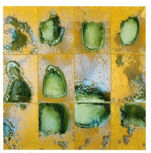 Image of Andy Warhol's oxidation painting