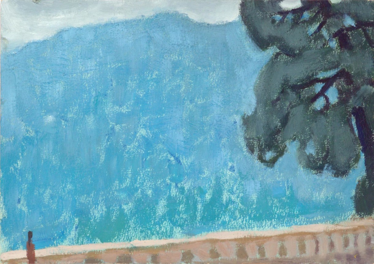 blue mountain landscape