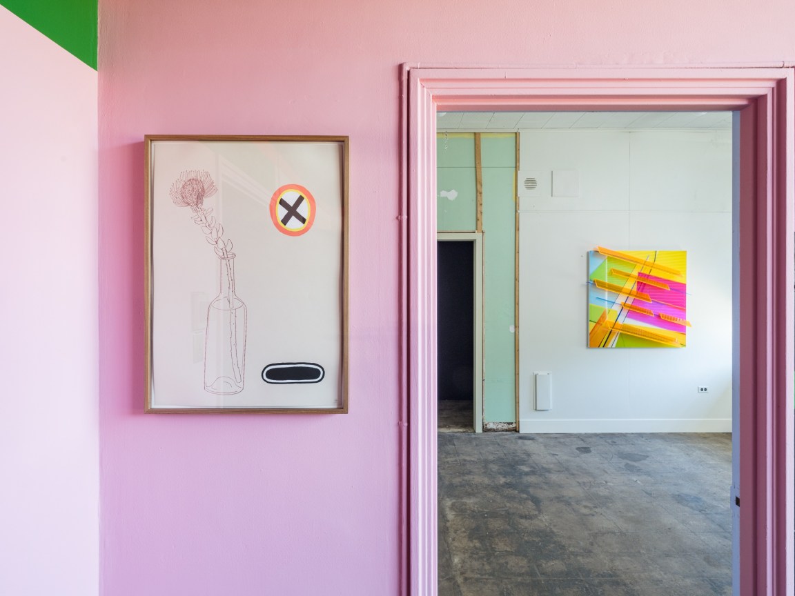 Installation view, Inaugural Exhibition, organized by Timo Kappeller,&nbsp;The Campus,&nbsp;341 NY-217 Hudson, NY, June 29 - October 27, 2024. Photo by Yael Eban &amp; Matthew Gamber.