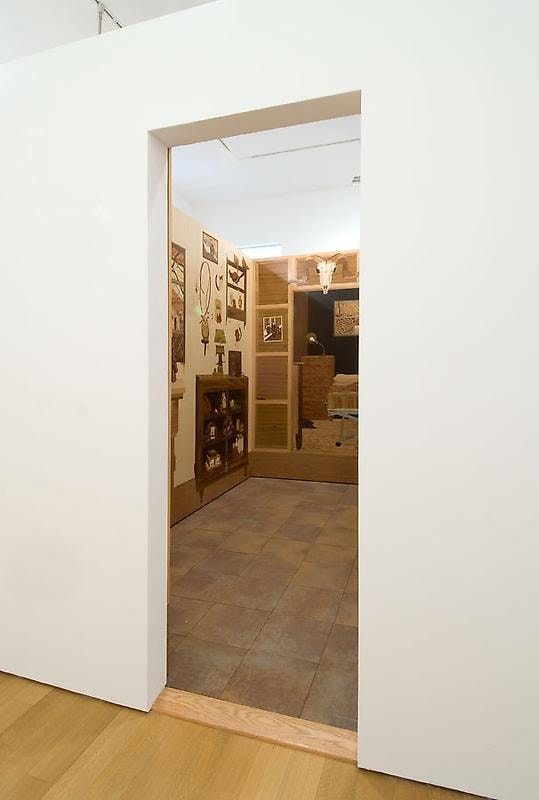peek into an exhibition space