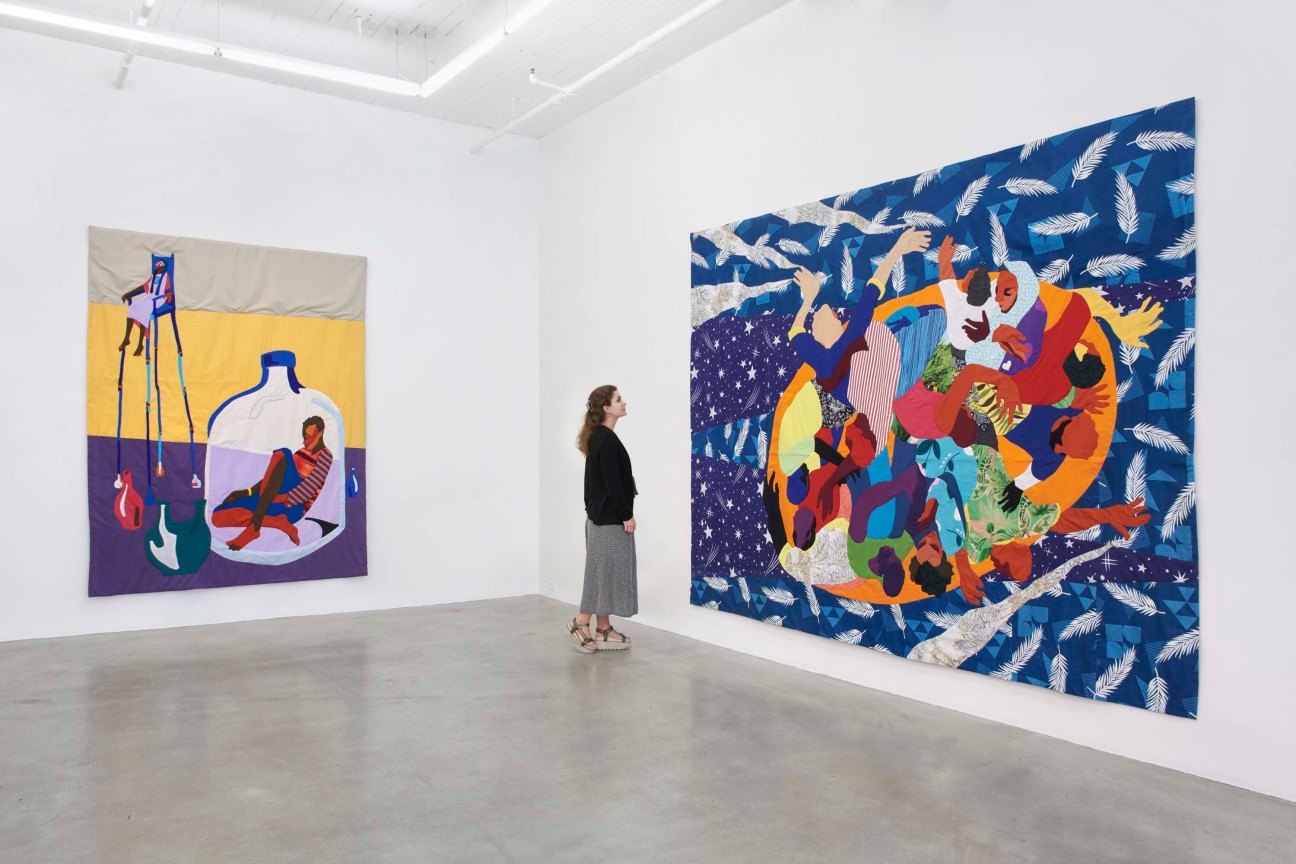 Installation view, Christopher Myers: Sing to Me of Many Turns, James Cohan, 291 Grand Street, NY, September 21 - November 4, 2023