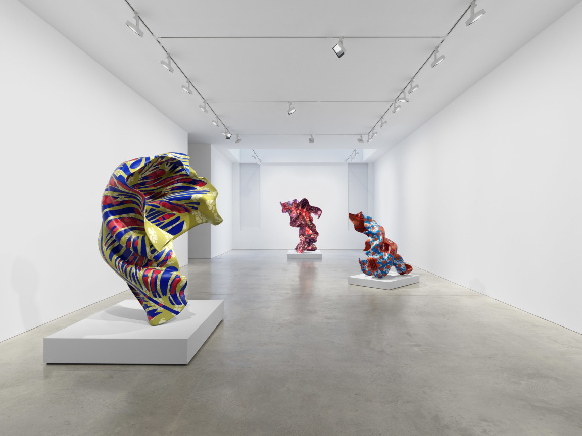 Installation view,&nbsp;Yinka Shonibare CBE: Boomerang: Returning to African Abstraction,&nbsp;James Cohan, 48 Walker Street, NY, October 26 - December 22, 2023.