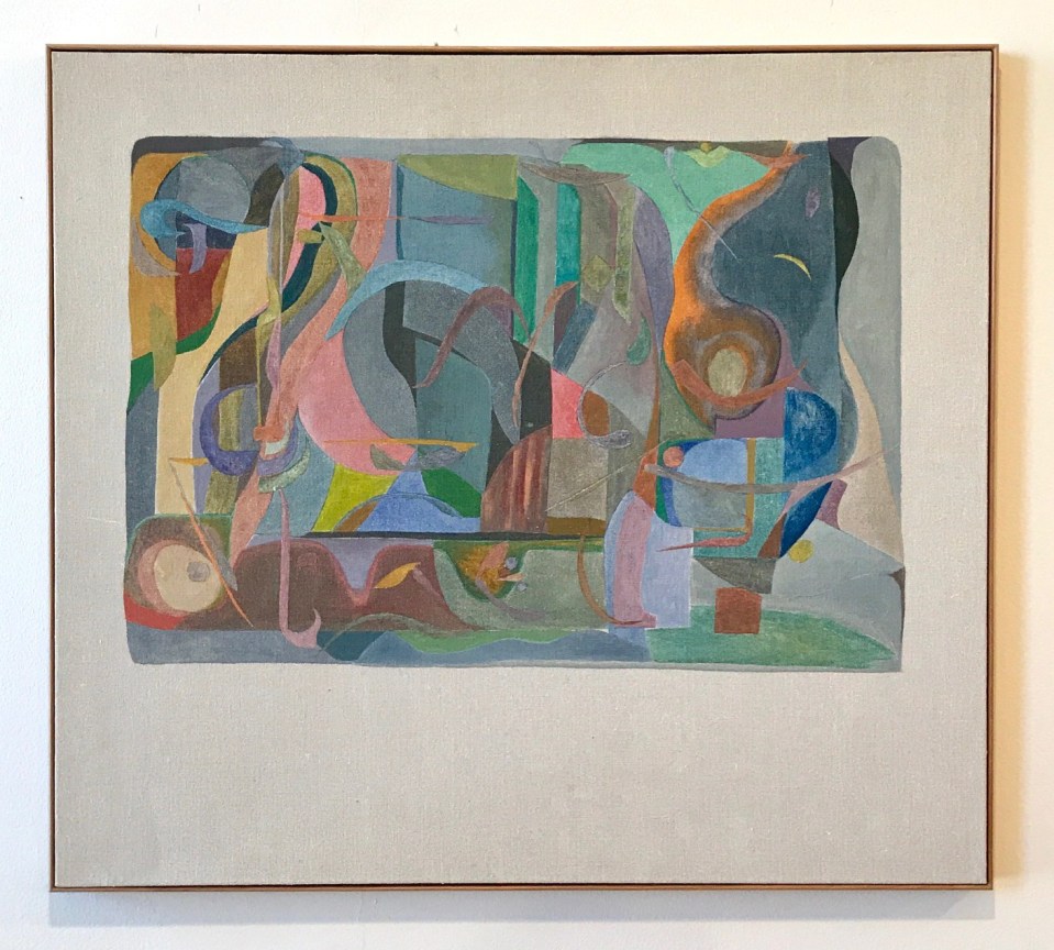 abstract, colorful shapes