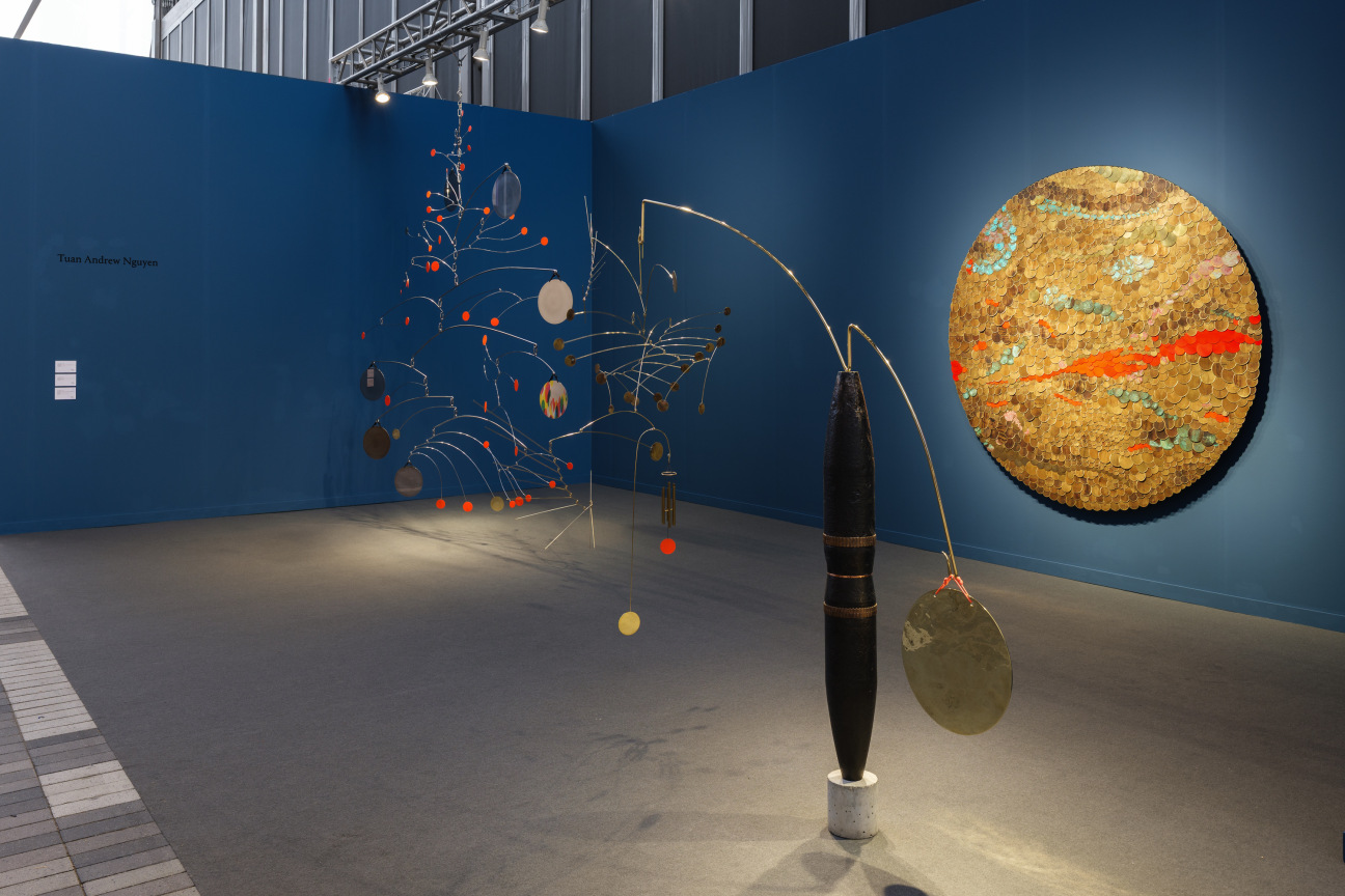 Installation view, James Cohan at Frieze New York, Booth B4, New York, NY, May 7 - 11, 2025.