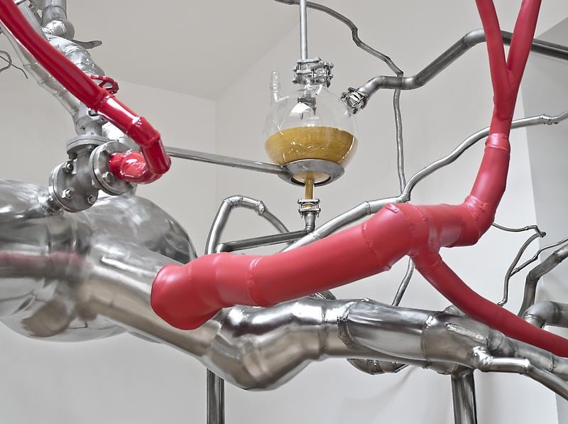 close up of machine tree hybrid