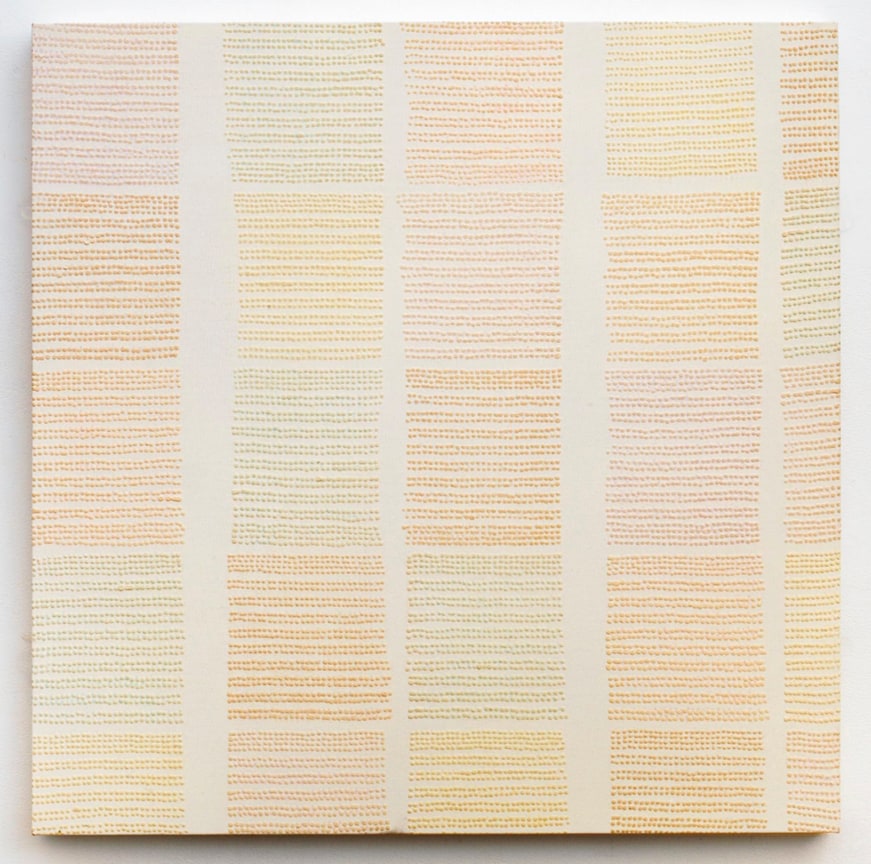 , MICHELLE GRABNER Untitled, 1999 Flock on canvas 36 x 36 in. (91.4 x 91.4 cm)