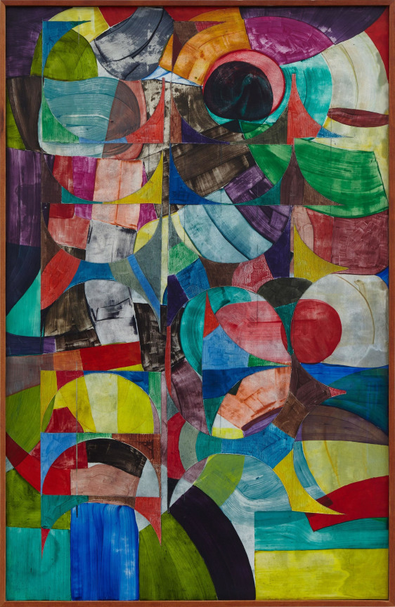 abstract, colorful shapes